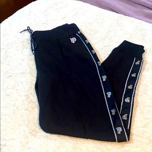 Victoria’s Secret Pink Black joggers.
